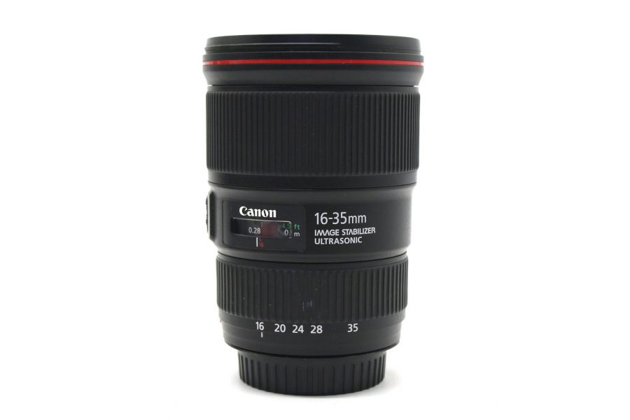 Объектив Canon EF 16-35mm f/4L IS USM в упаковке