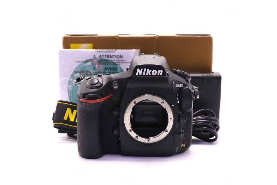 Nikon D810 body в упаковке (пробег 86255 кадров)