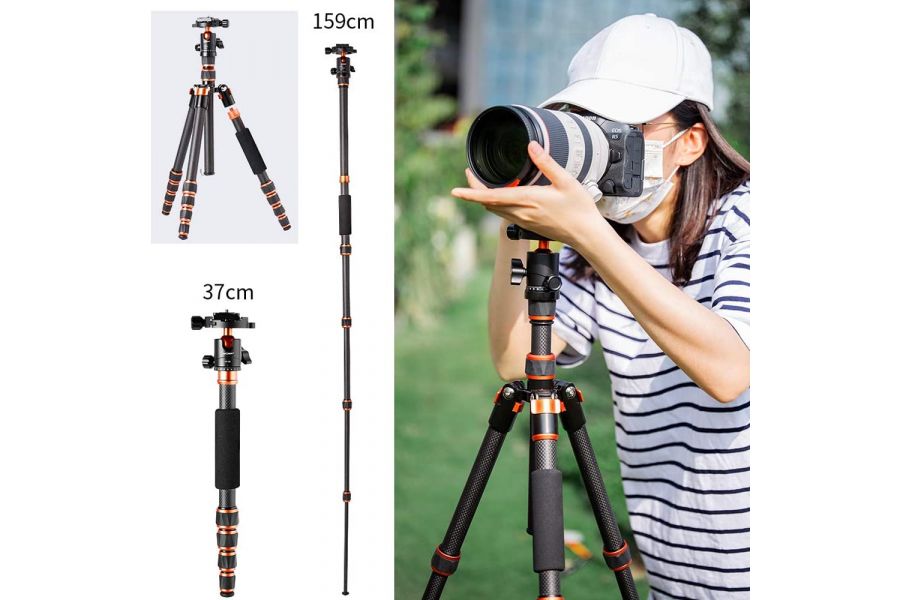 Штатив K&F Concept C225C0 + BH-25 KF09.077V3