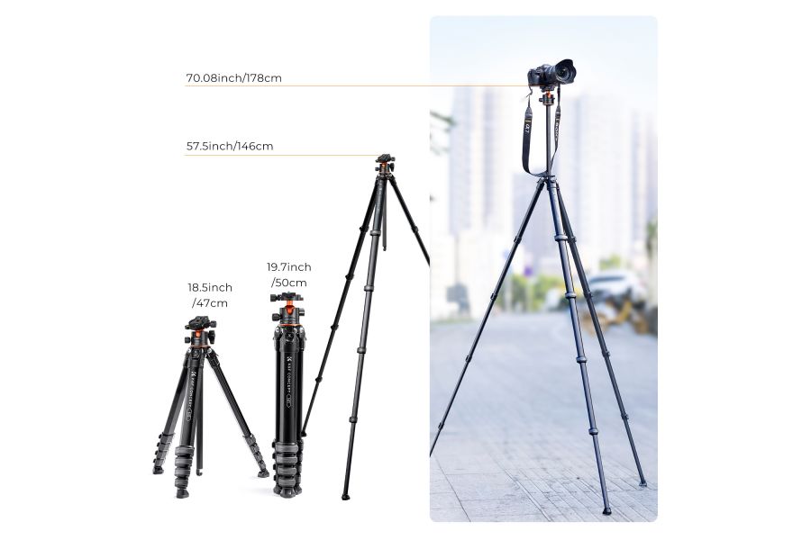 Штатив K&F Concept Mutate Series M1 + BH-36L KF09.105V1