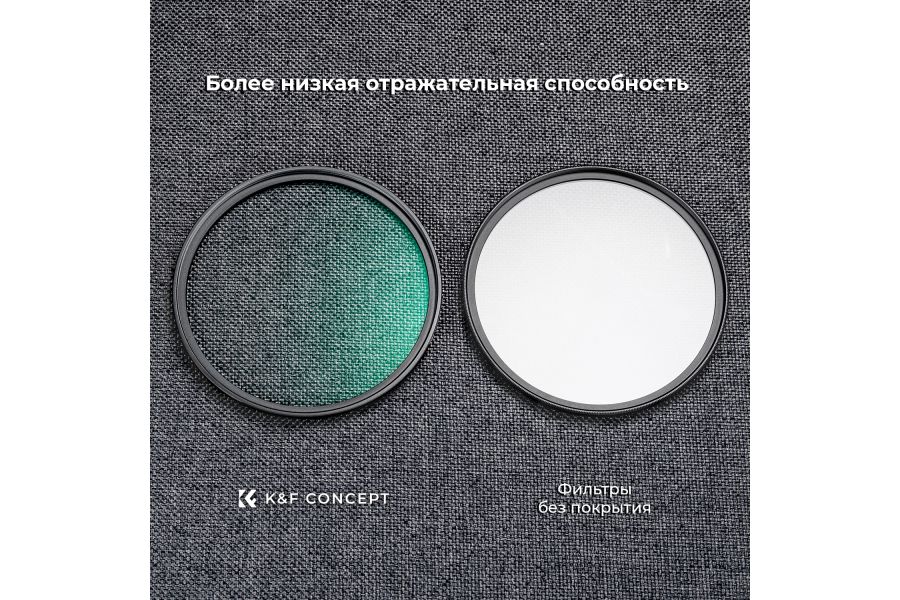 Светофильтр K&F Concept 58mm C-Series HMC 1/4 Black Diffusion