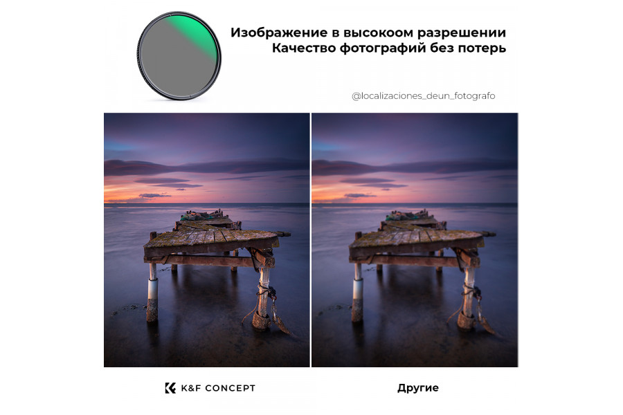 Светофильтры K&F Concept Nano-X MC-UV + CPL 58mm