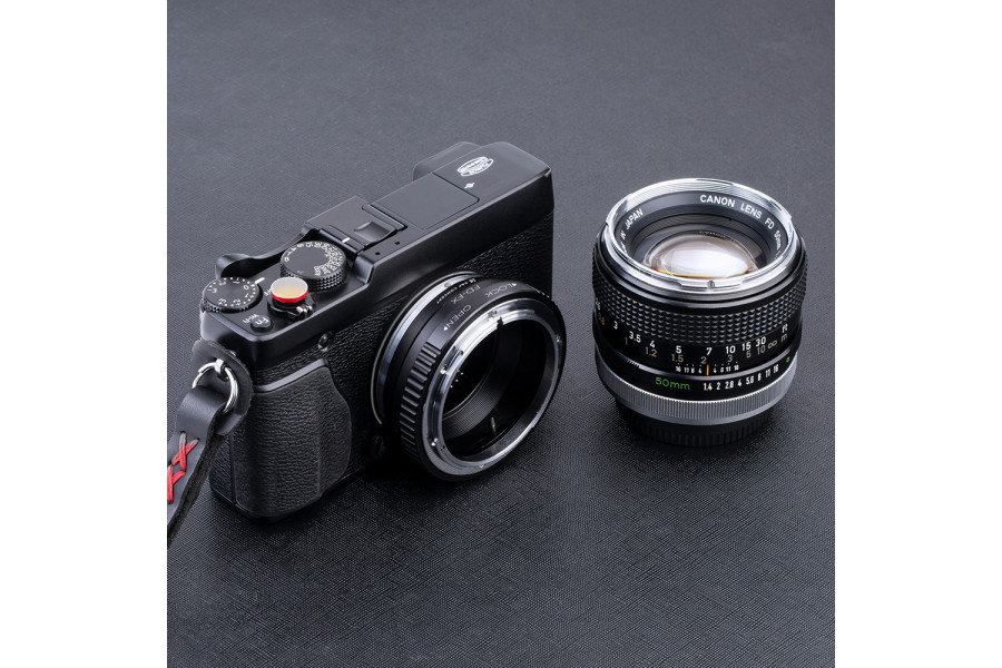 Adapter Canon FD - Fujifilm FX K&F Concept Новый с ручной фокусировкой