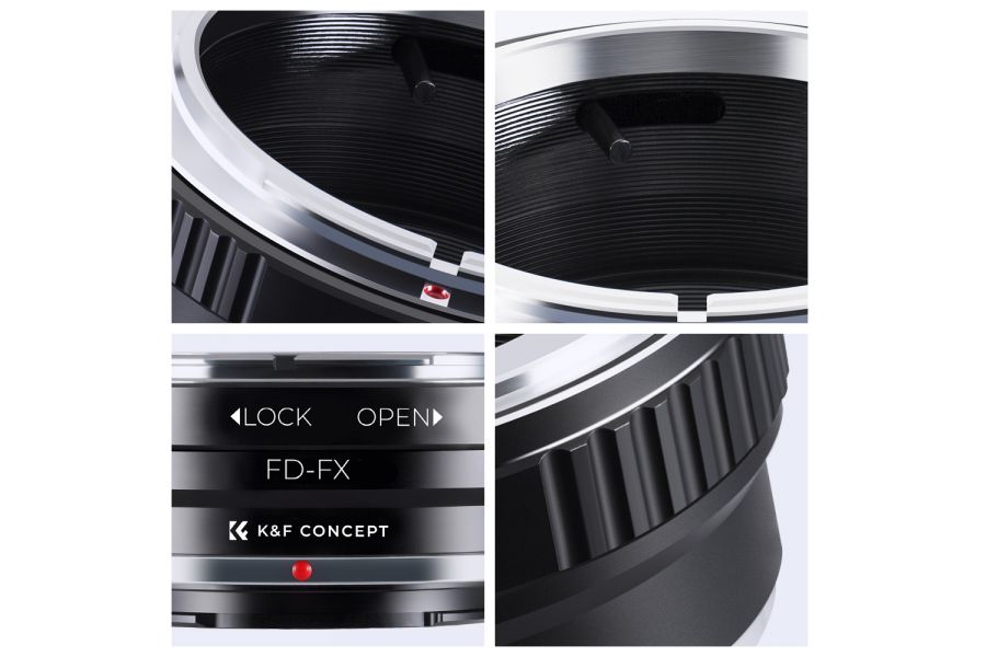 Adapter Canon FD - Fujifilm FX K&F Concept Новый с ручной фокусировкой