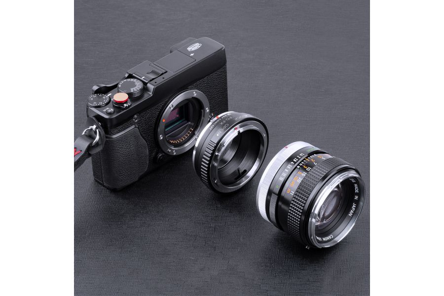 Adapter Canon FD - Fujifilm FX K&F Concept Новый с ручной фокусировкой