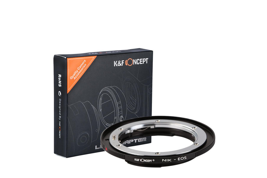 Adapter Nikon F - Canon EOS K&F Concept Новый