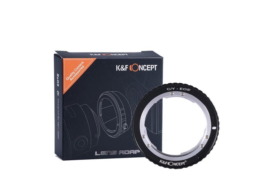 Переходник C/Y - Canon EOS K&F Concept