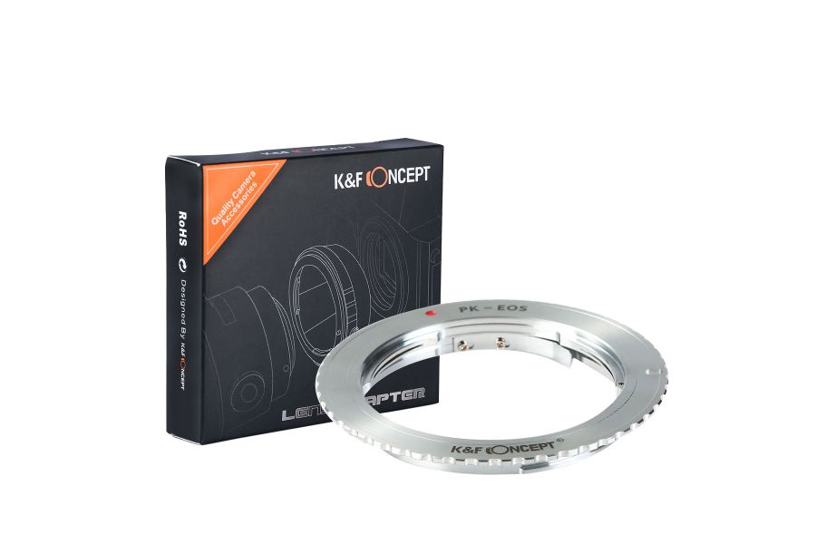 Переходник Pentax K - Canon EOS K&F Concept 