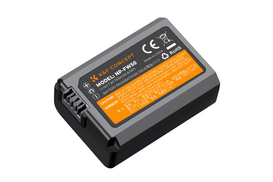 Аккумулятор NP-FW50 K&F Concept 1100mAh KF28.0015V3