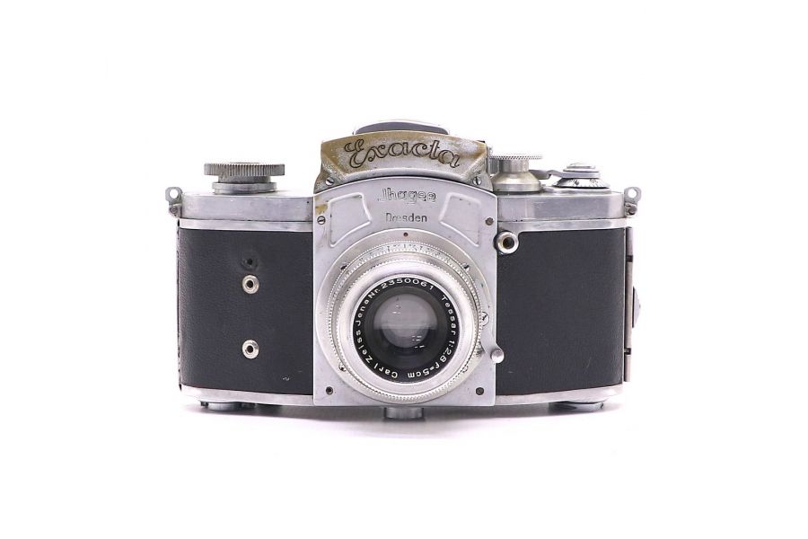 Exakta Jhagee Dresden + Tessar 2.8/50mm