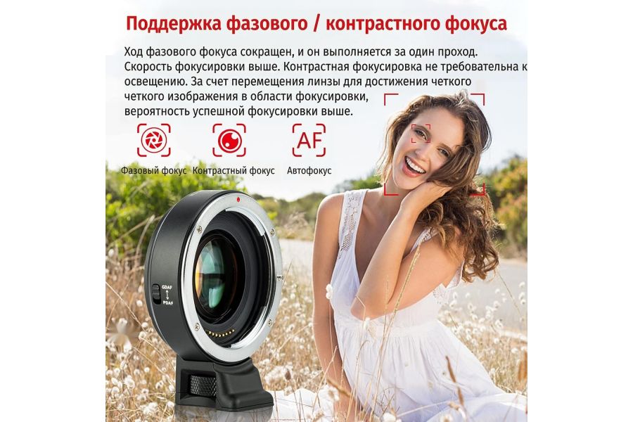 Переходник автофокусный Viltrox EF-Sony E II