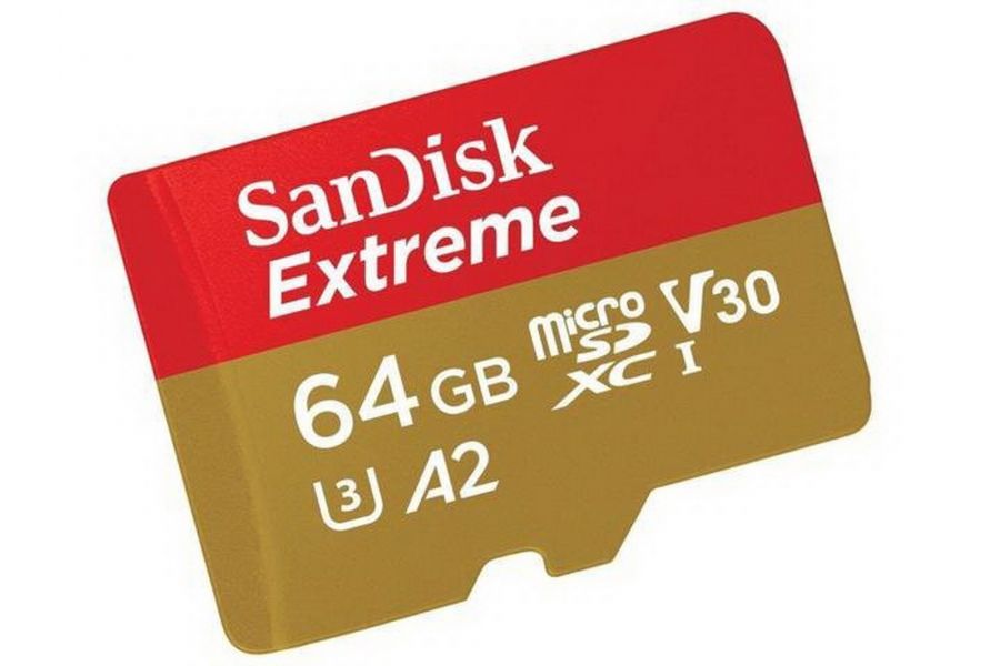 Карта памяти SanDisk Extreme 64GB 160 MB/s