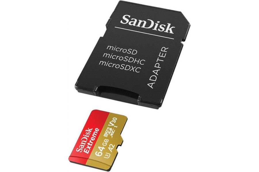 Карта памяти SanDisk Extreme 64GB 160 MB/s