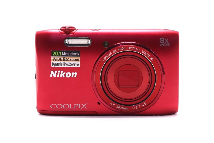 Фотоаппарат Nikon Coolpix S3600 в упаковке