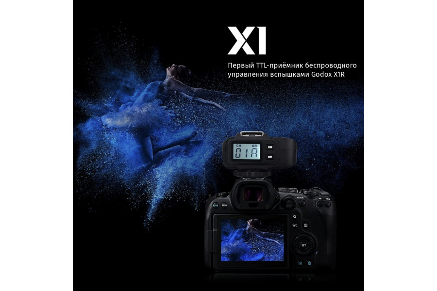 Радиосинхронизатор Godox X1R-S для Sony