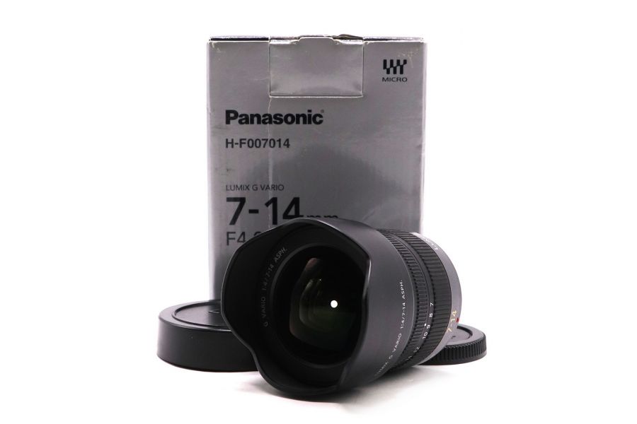 Panasonic Lumix G Vario 4/7-14mm Asph. в упаковке