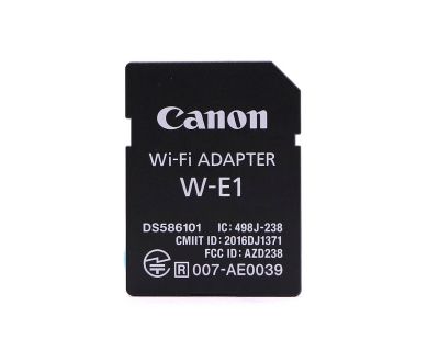 Компактный Wi-Fi адаптер Canon W-E1 для камер