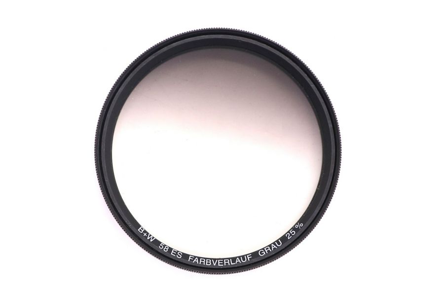 Светофильтр B+W 58 ES Farbverlauf Grau 25%