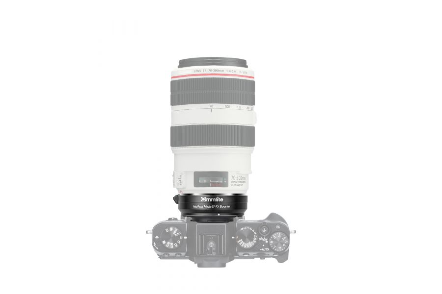 Переходное кольцо Commlite CM- EF-FX Booster с автофокусировкой