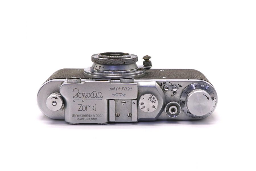 Фотокамера Зоркий / Zorki + Индустар-22 (СССР)