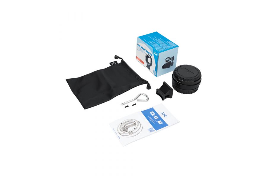 Переходник JJC Canon EOS на Canon RF автофокусный, черный, металлический