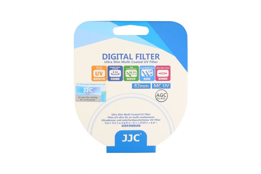 Светофильтр JJC Ultra-Slim MC-UV 82mm