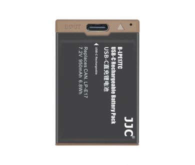 Купить Аккумулятор JJC B-LPE17 (Type-C, 950 mAh, 7.2 V) литий-ионный Аккумулятор JJC B-LPE17 (Type-C, 950 mAh, 7.2 V) литий-ионный
