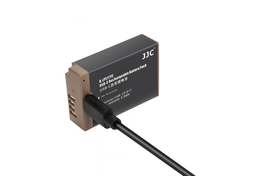 Аккумулятор JJC B-LPE17 (Type-C, 950 mAh, 7.2 V) литий-ионный
