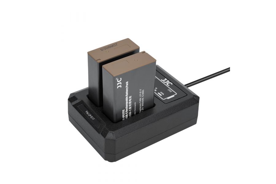 Аккумулятор JJC B-LPE17 (Type-C, 950 mAh, 7.2 V) литий-ионный