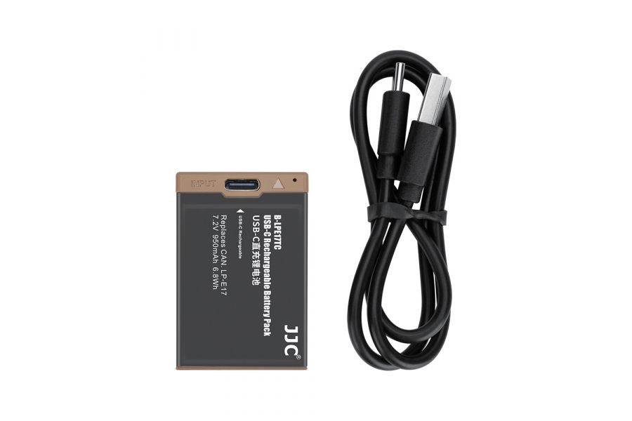 Аккумулятор JJC B-LPE17 (Type-C, 950 mAh, 7.2 V) литий-ионный