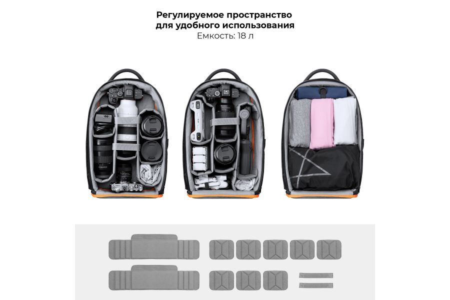 Фоторюкзак K&F Concept 18 литров KF13.140