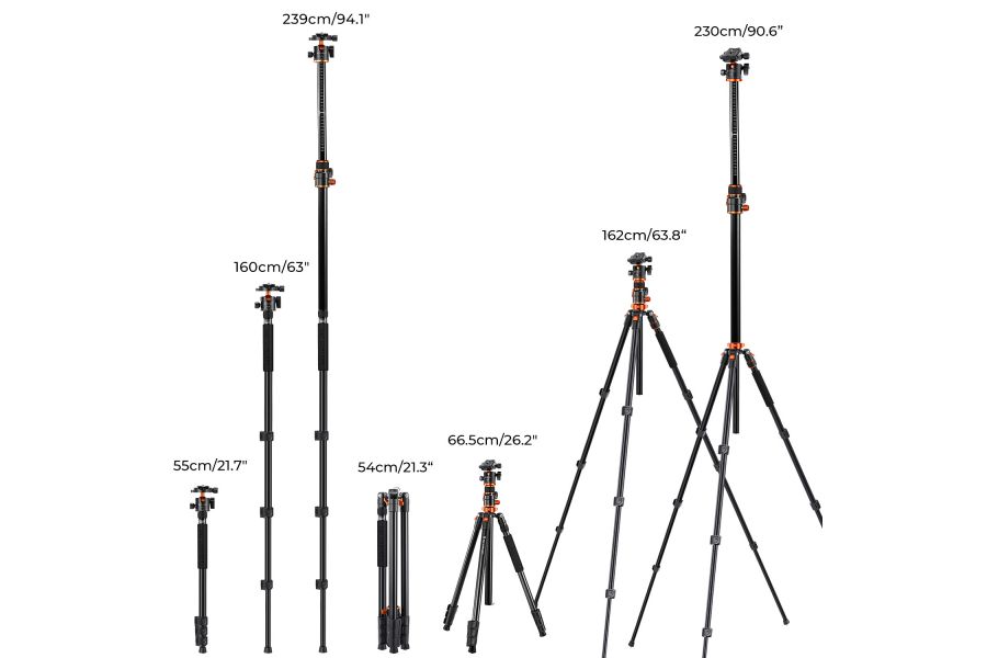 Штатив K&F Concept T254A7 + BH-28L KF09.119