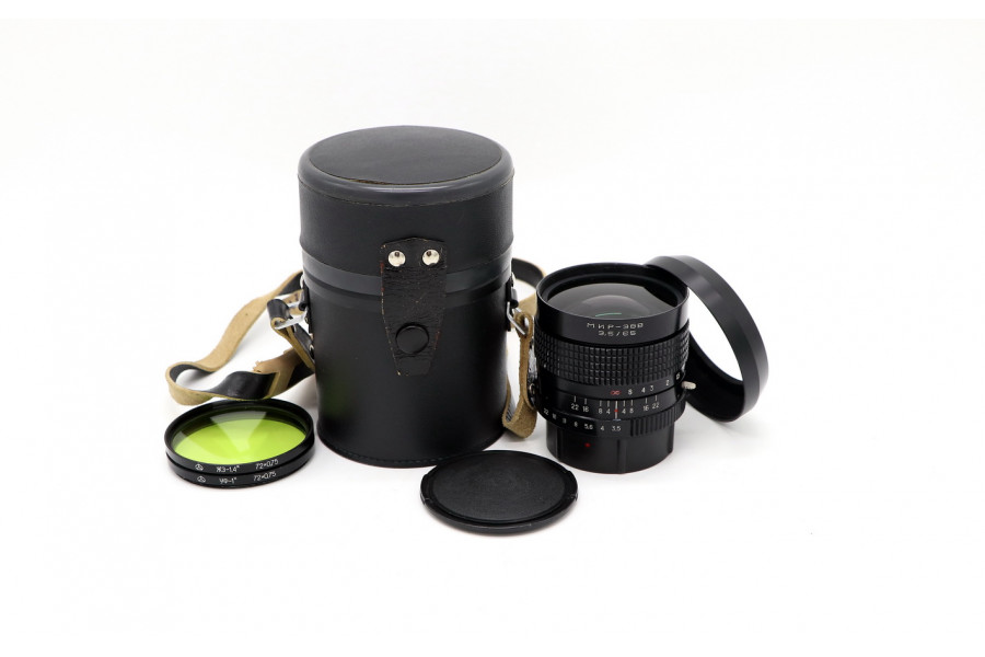 Объектив мануальный Мир-38В 3,5/65 (СССР)