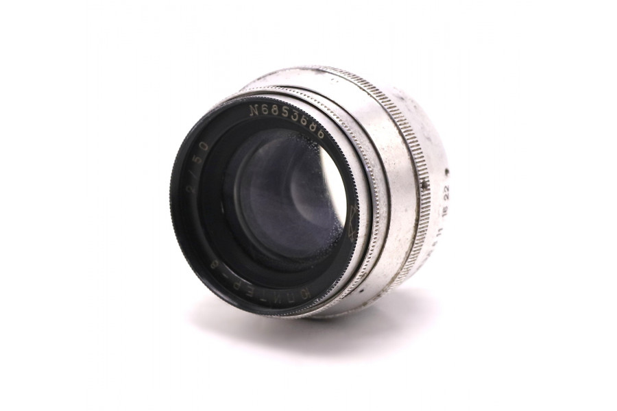 Объектив мануальный Юпитер-8 2/50 silver (СССР)