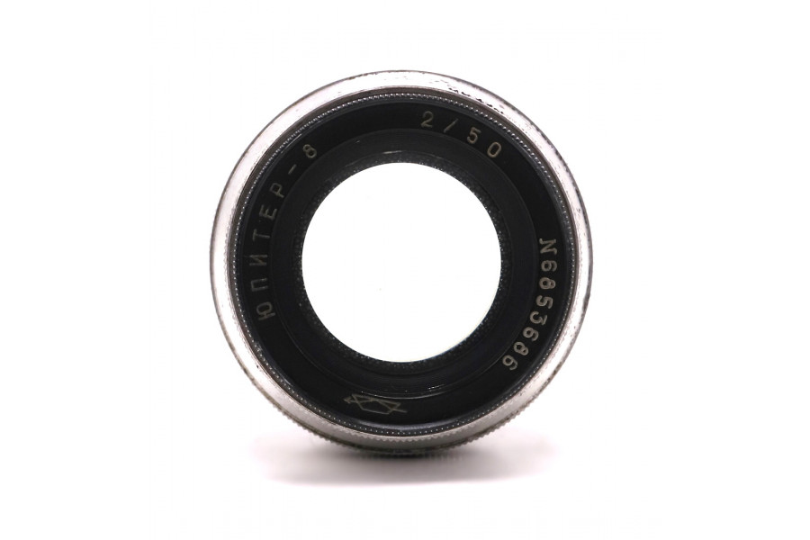 Объектив мануальный Юпитер-8 2/50 silver (СССР)