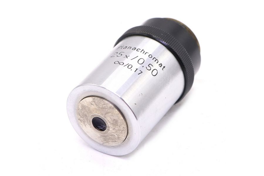 Объектив микроскопа Carl Zeiss Jena Planachromat 25x