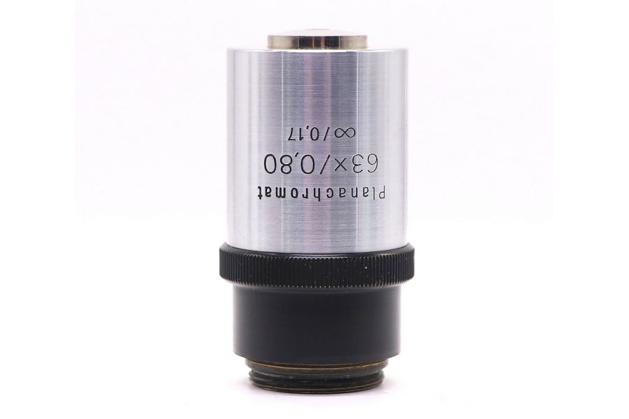 Объектив микроскопа Carl Zeiss Jena Planachromat 63x