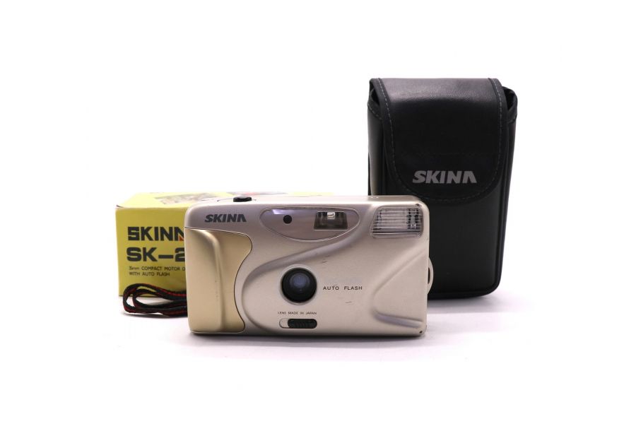 Фотокамера аналоговая Skina SK-222 в упаковке золотистая