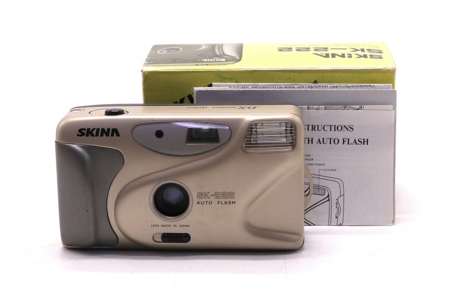 Фотокамера аналоговая Skina SK-222 в упаковке золотистая