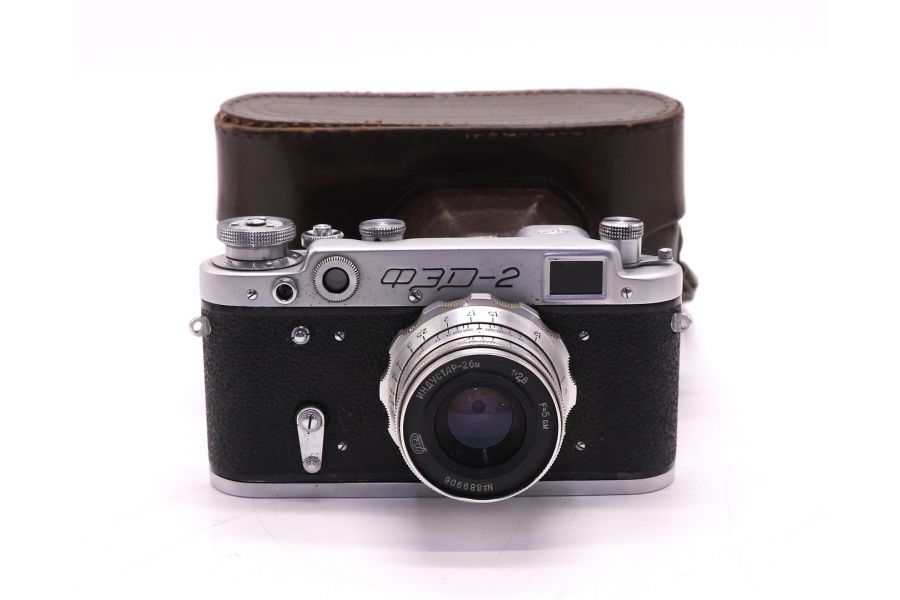 Фотоаппарат Фэд 2 + Индустар-26М (СССР, 1962)