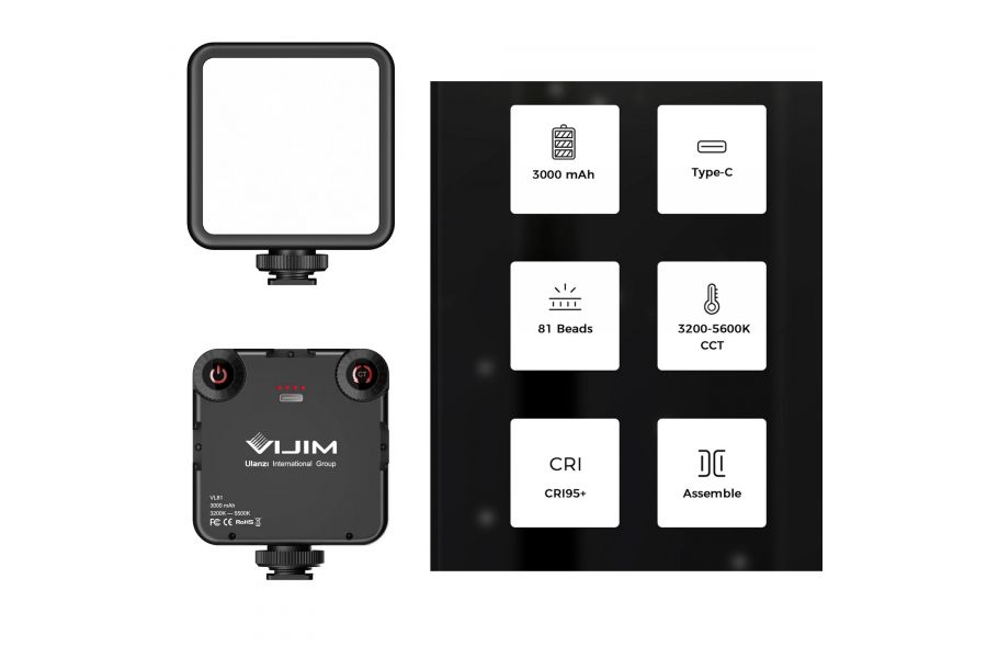 Осветитель Ulanzi VIJIM VL81 новый в упаковке