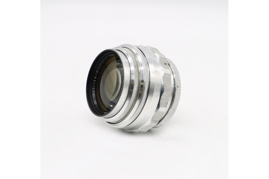 Объектив Юпитер-9 2/85 М39 silver зерк (СССР)