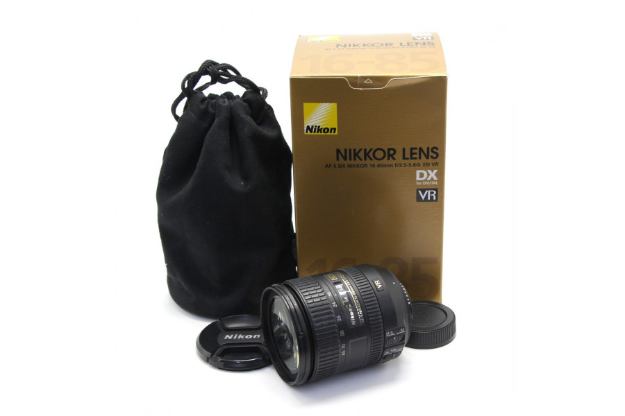 Nikon 16-85mm f/3,5-5,6G ED VR AF-S DX Nikkor в упаковке