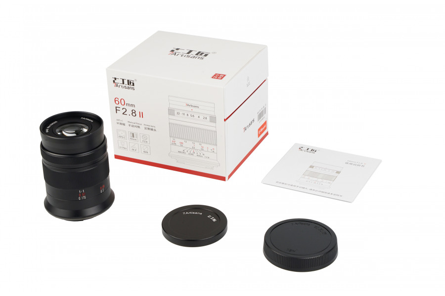 Объектив 7Artisans 60mm f/2.8 Mark II Fujifilm FX