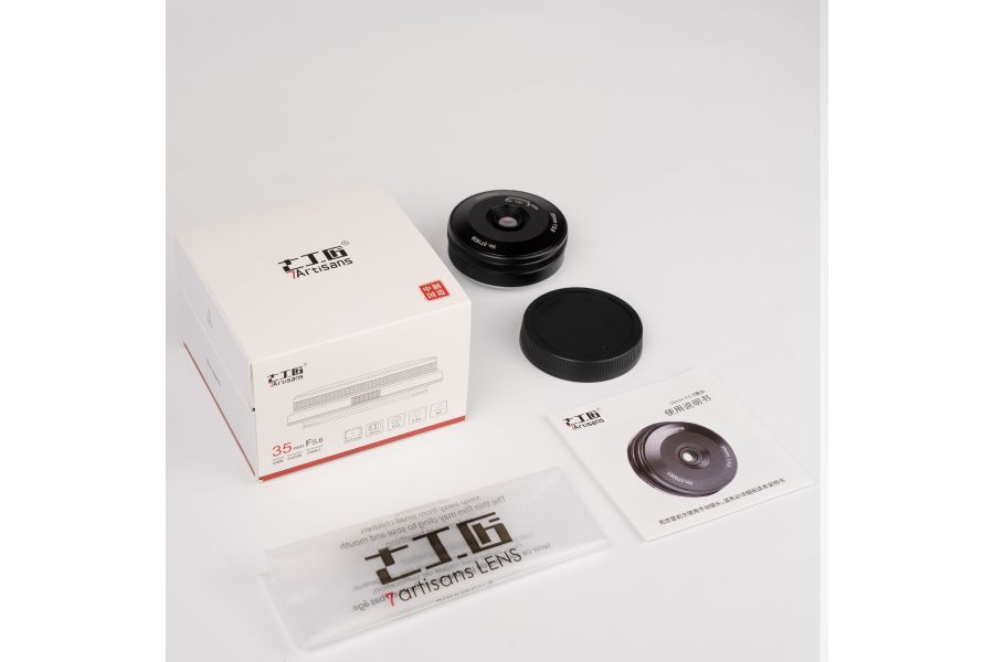 Объектив 7Artisans 35mm f/5.6 для Leica-M, металлический, черный