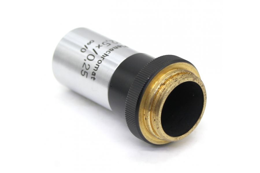 Объектив микроскопа Carl Zeiss Jena Planachromat 12,5x/0,25