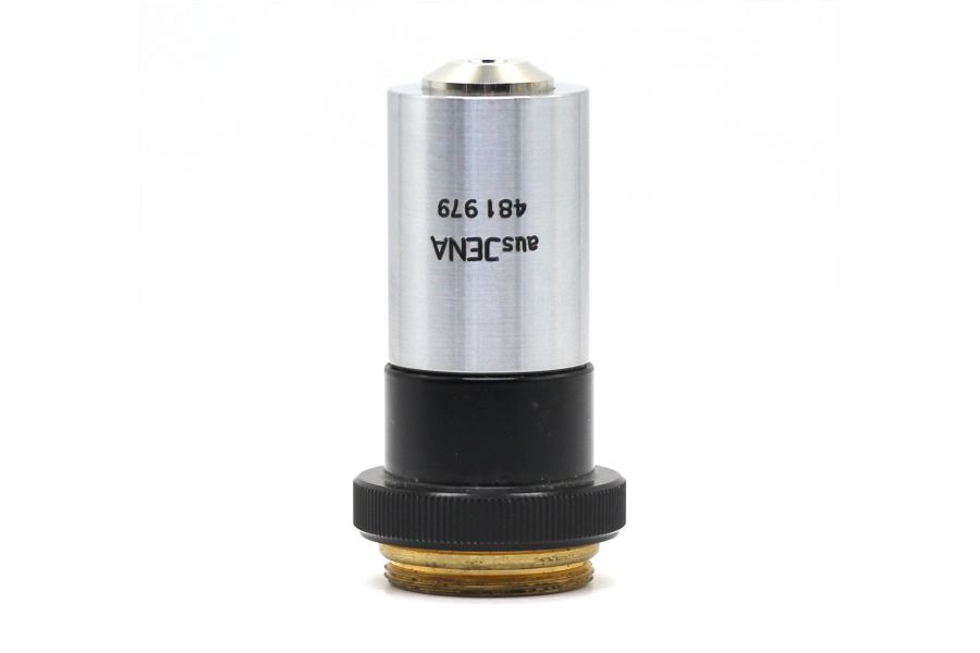 Объектив микроскопа Carl Zeiss Jena Planachromat 12,5x/0,25