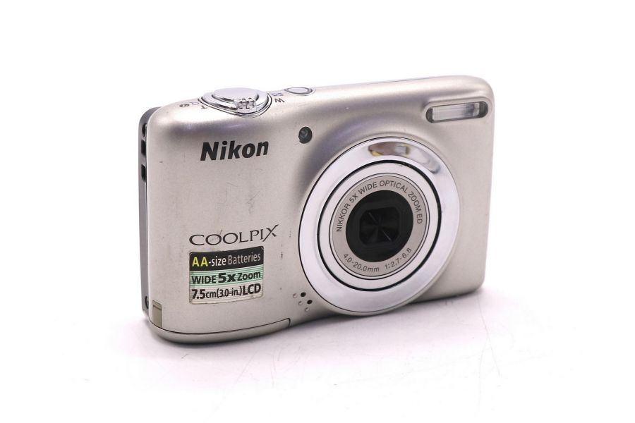 Фотокамера компактная Nikon Coolpix L25 серебристая