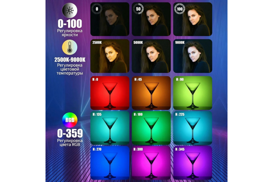 Осветитель Ulanzi VL110 Magnetic RGB