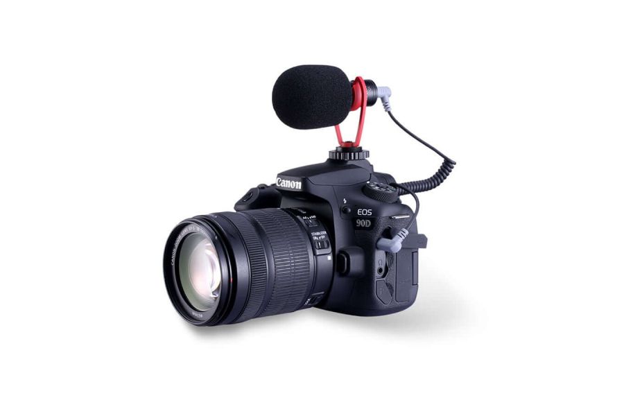 Конденсаторный накамерный микрофон Ulanzi VM-Q1, компактный, черный